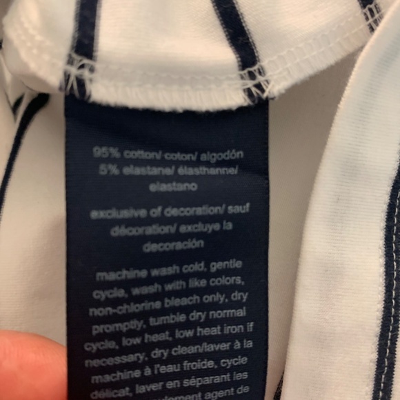 Tommy Hilfiger White/Navy Stripe Dress sz S/P - Picture 6 of 6